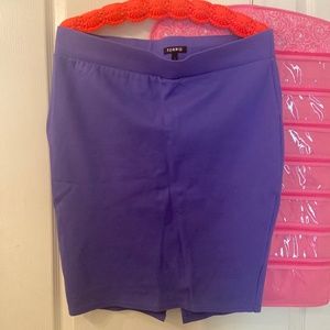 Purple A line skirt